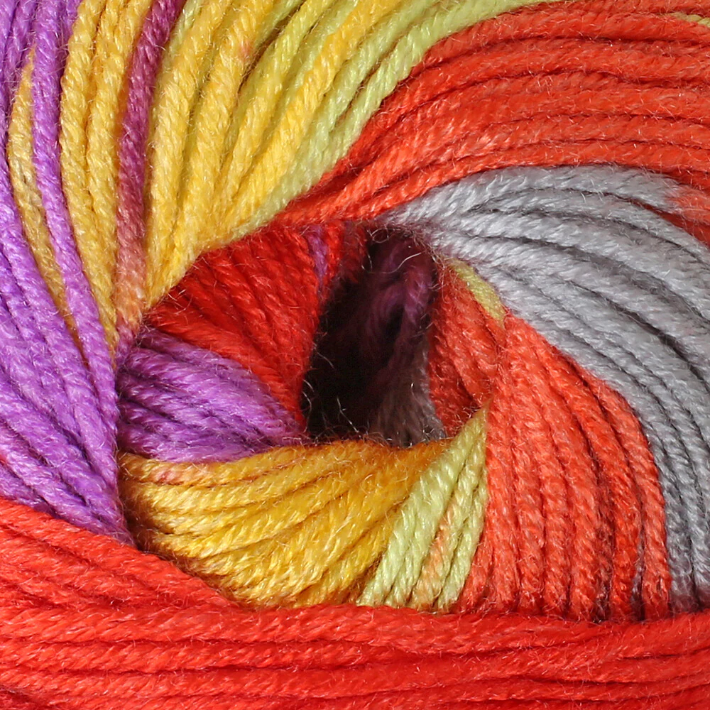 YarnArt Adore Dream Anti-Pilling Yarn, Variegated - 1060 - Image 2