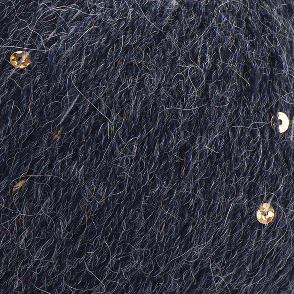 YarnArt Alpaca Gold Paillettes Hand Knitting Yarn , Gray - 9314 - Image 2
