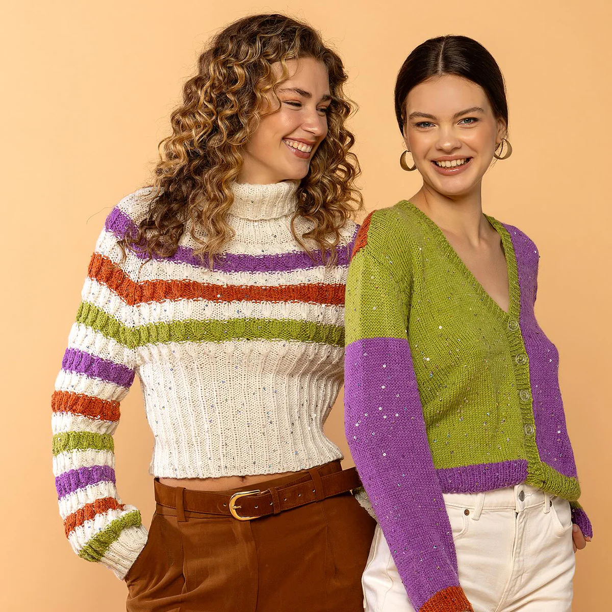 YarnArt Alpaca Gold Paillettes Hand Knitting Yarn , Purple - 9308 - Image 4