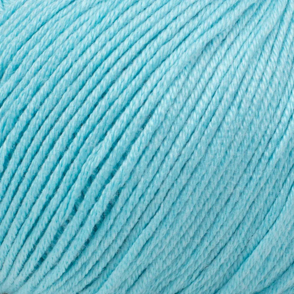YarnArt Baby Cotton Knitting Yarn, Cyan - 446 - Image 2