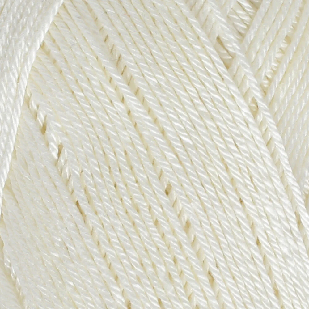 YarnArt Begonia 50gr Knitting Yarn, Off White - 0326 - Image 2