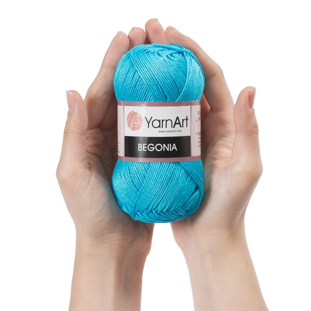 YarnArt Begonia 50gr Knitting Yarn, Pink - 6313 - Image 4