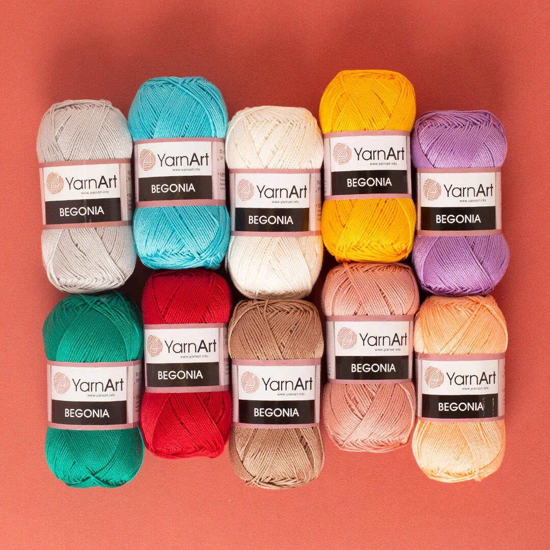 YarnArt Begonia 50gr Knitting Yarn, Salmon Pink - 6322 - Image 3