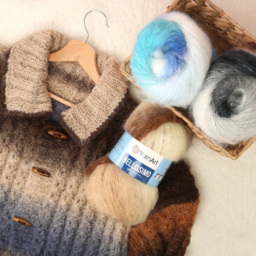Yarnart Bellissimo Yarn, Variegated - 1401 - Image 4