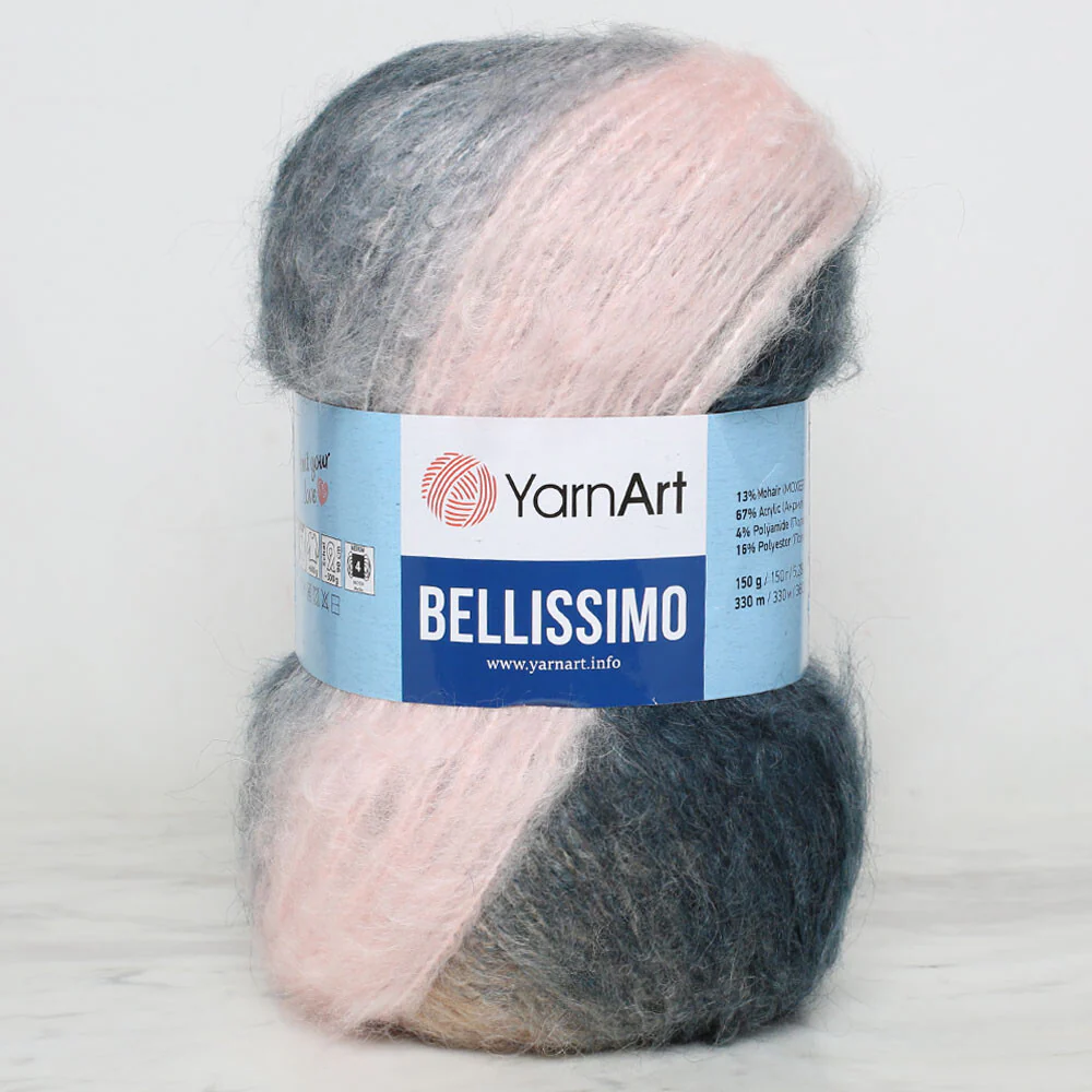 Yarnart Bellissimo Yarn, Variegated - 1416
