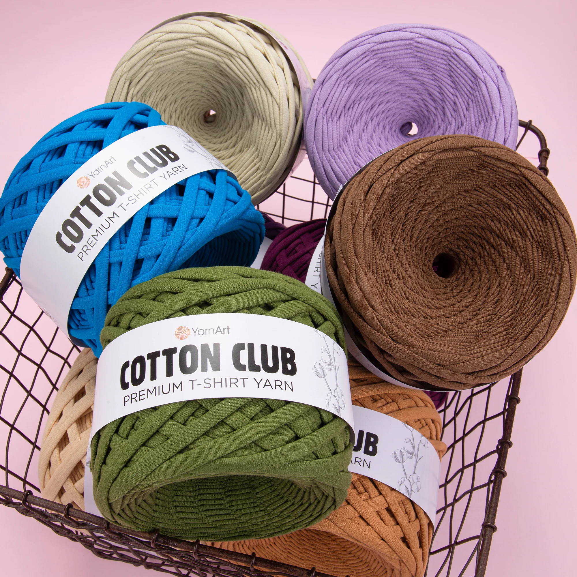 Yarnart COTTON CLUB T-Shirt Yarn Blue-7329 - Image 4