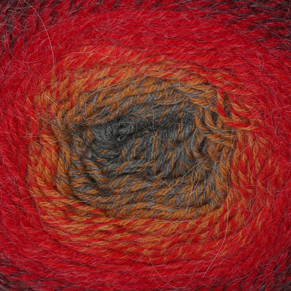 Yarnart Flowers Alpaca 250 Gr Knitting Yarn, Variegated - 422 - Image 2