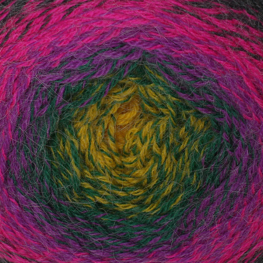 Yarnart Flowers Alpaca 250 Gr Knitting Yarn, Variegated - 423 - Image 2