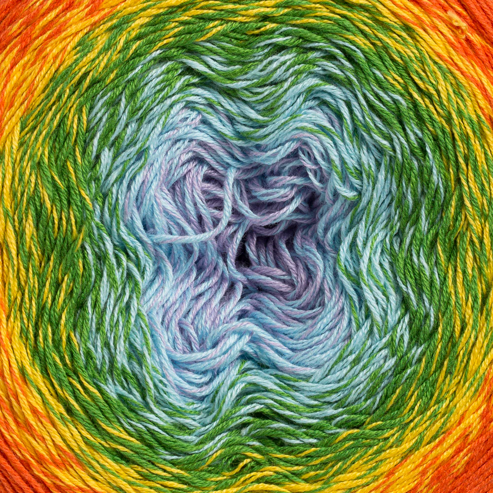 YarnArt Flowers Cotton Gradient Yarn - 255 - Image 2