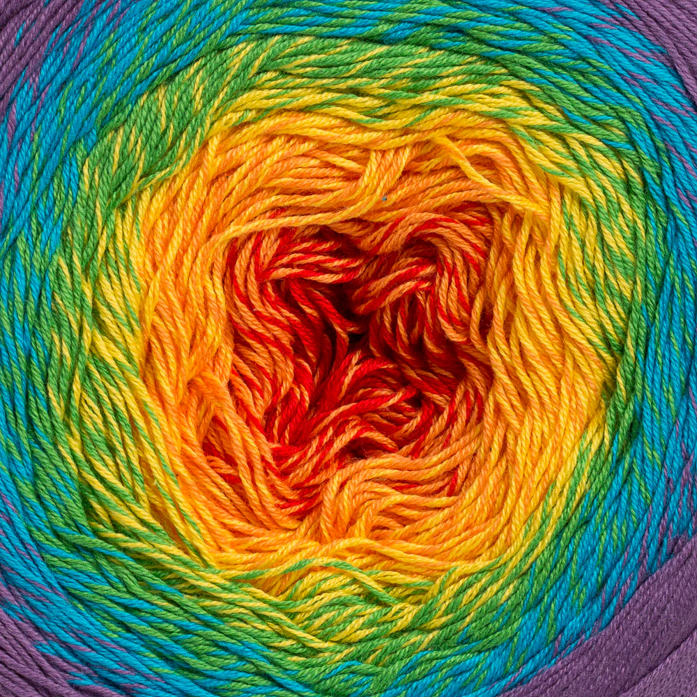 YarnArt Flowers Cotton Gradient Yarn - 277 - Image 2