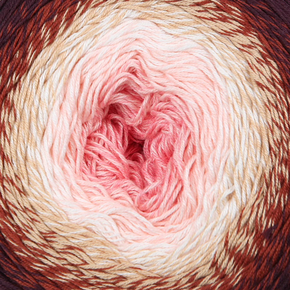 YarnArt Flowers Cotton Gradient Yarn - 319 - Image 2