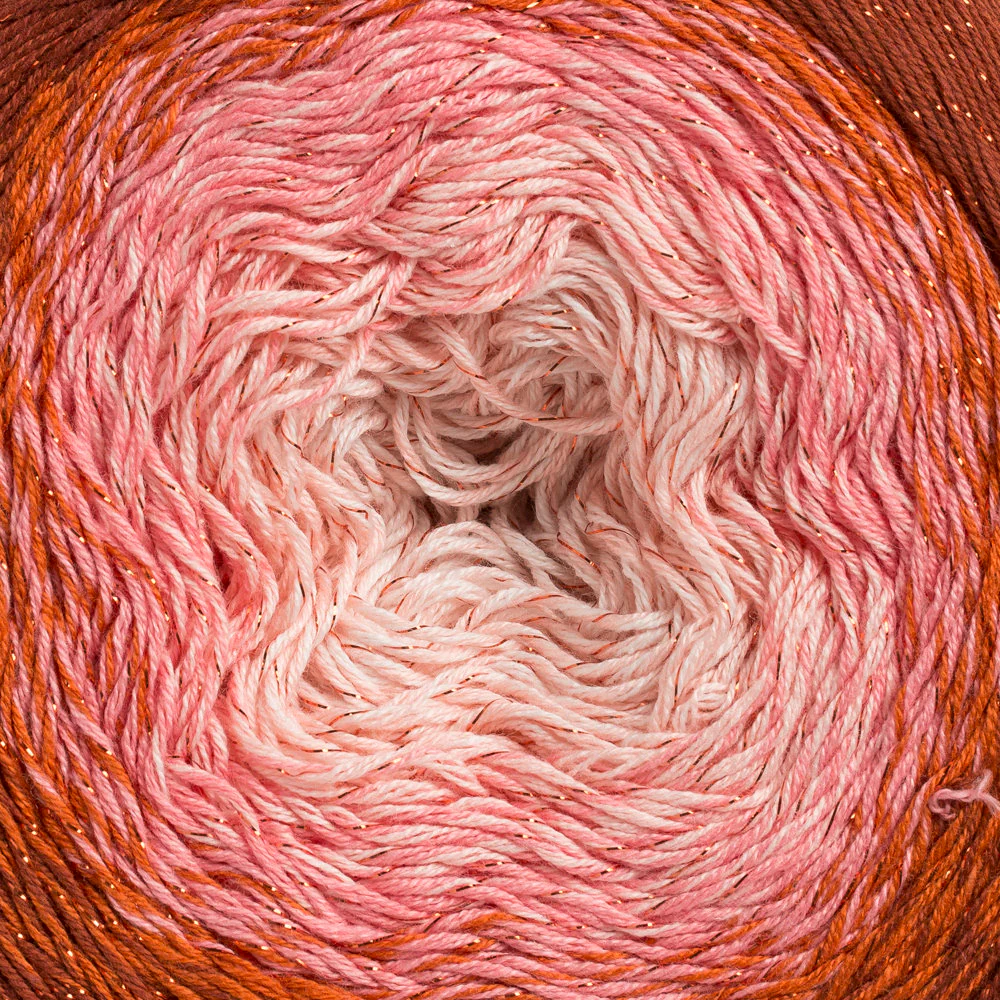YarnArt Flowers Moonlight Cotton Lurex (Glitter) Gradient Yarn - 3288 - Image 2