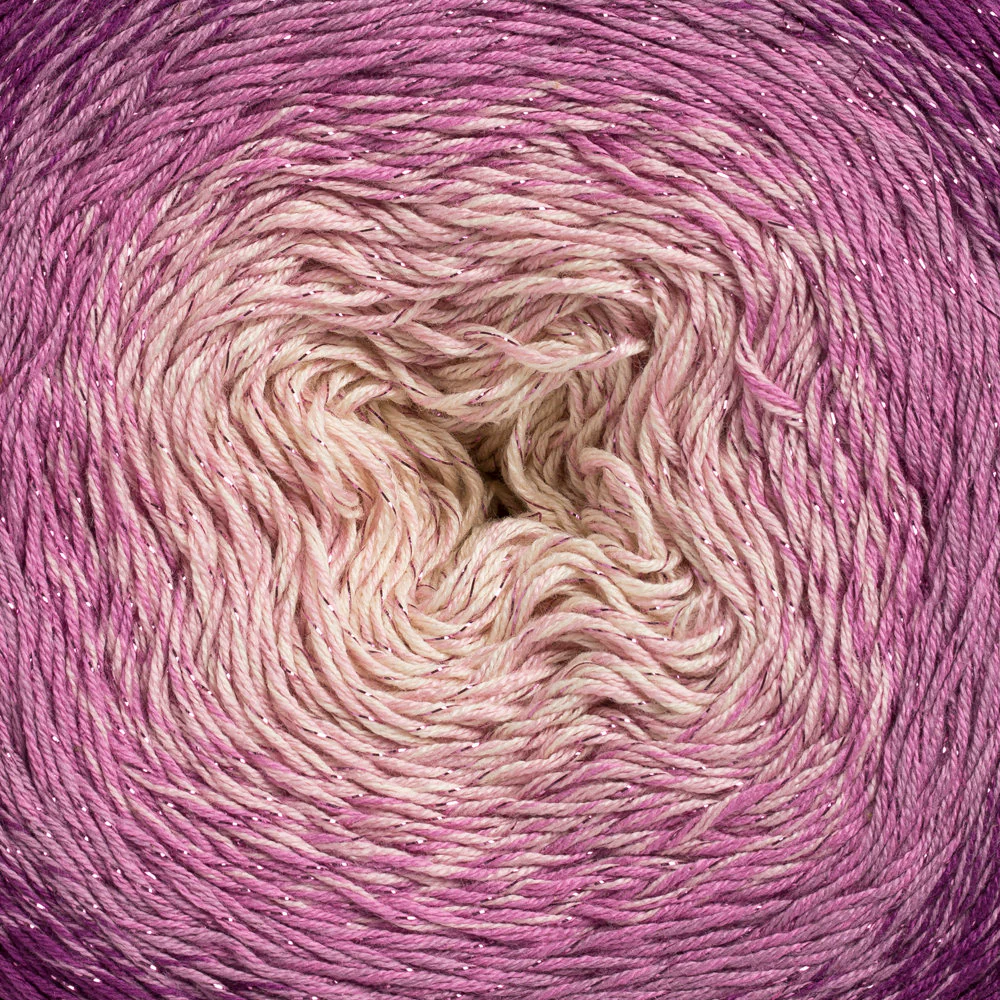 YarnArt Flowers Moonlight Cotton Lurex (Glitter) Gradient Yarn - 3290 - Image 2