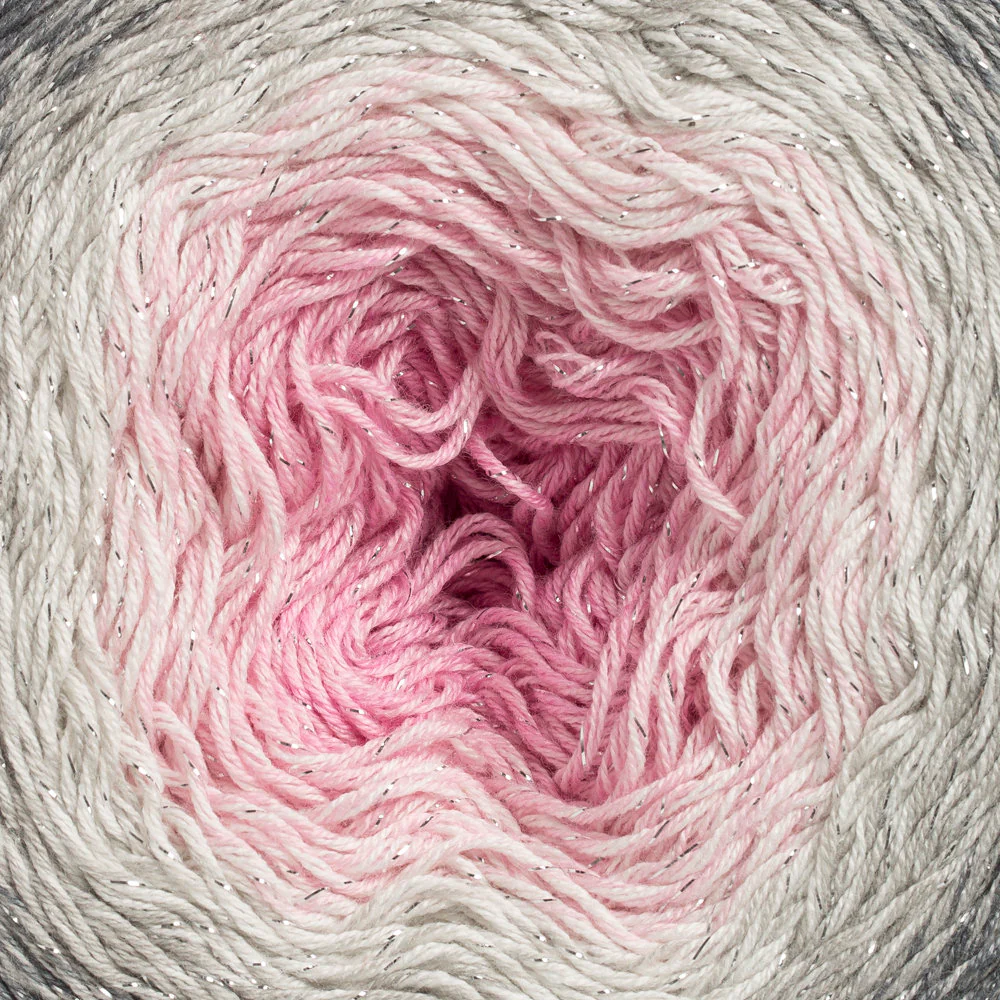 YarnArt Flowers Moonlight Cotton Lurex (Glitter) Gradient Yarn - 3293 - Image 2