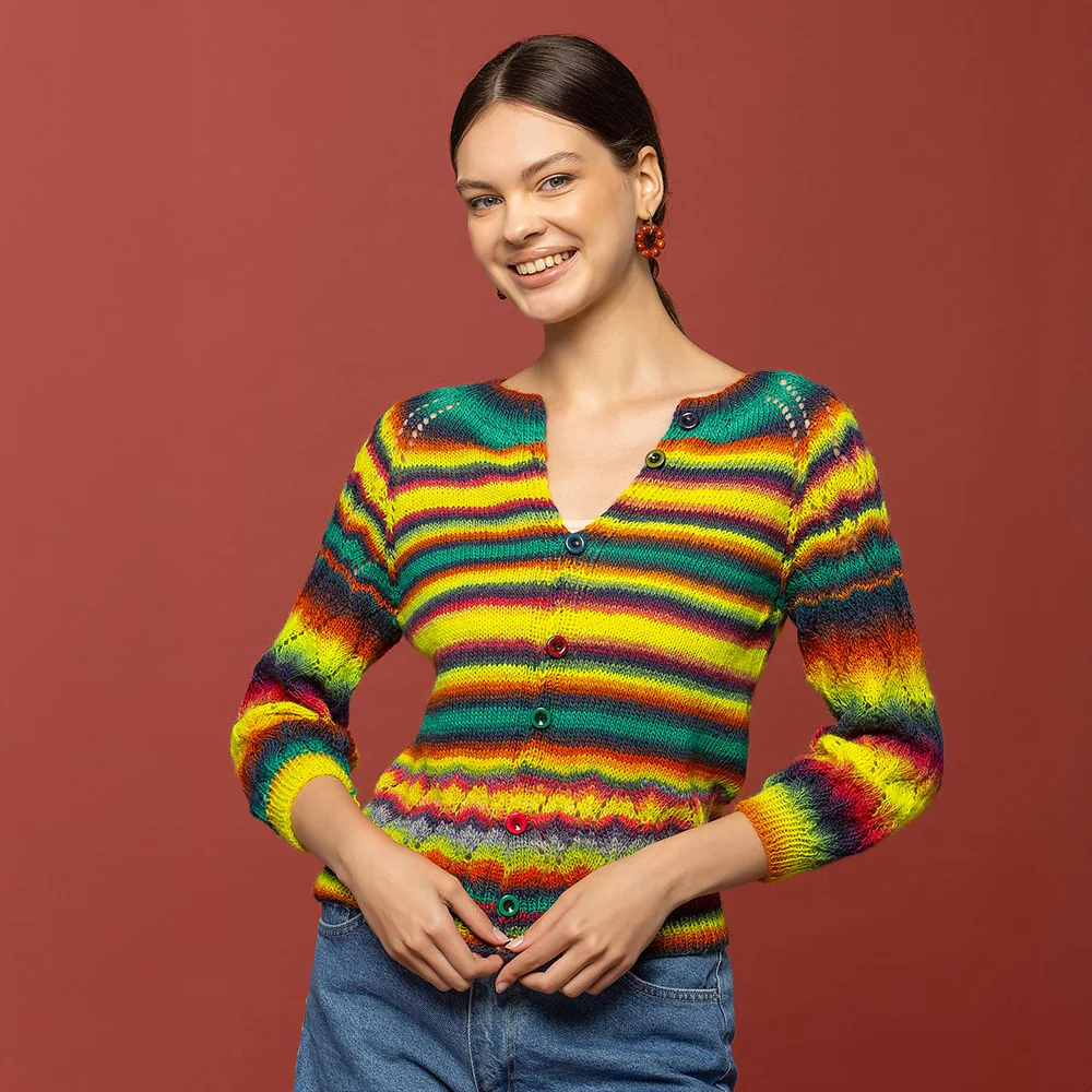 Yarnart Forza Festival Variegated Hand Knitting Yarn - 2906 - Image 4