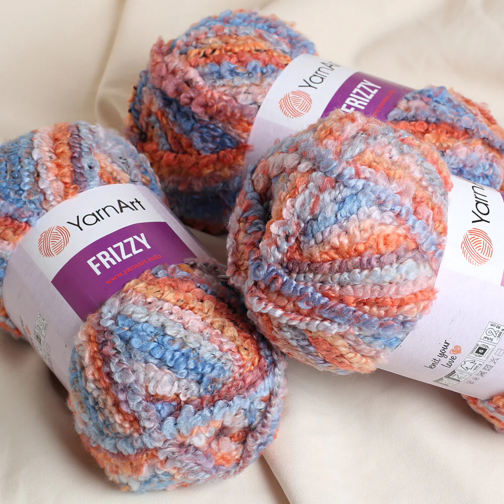 Yarnart Frizzy Yarn, Variegated - 414 - Image 3