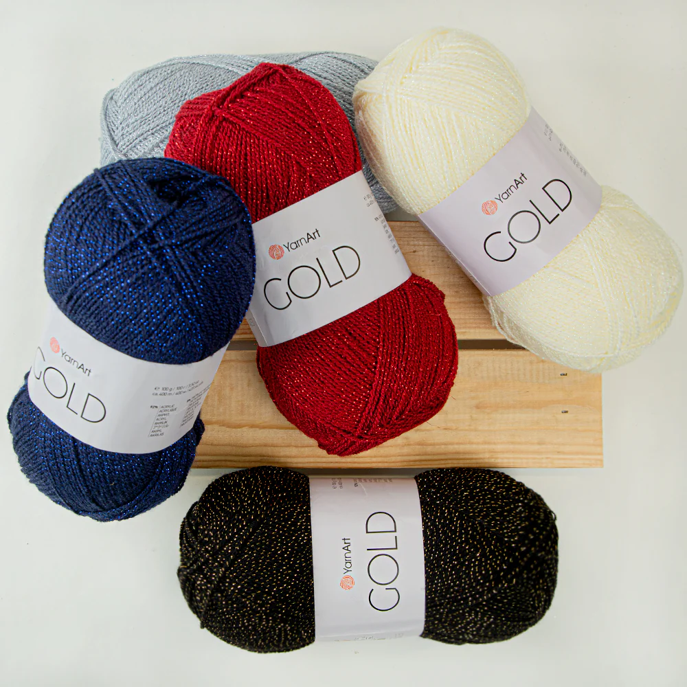 Yarnart GOLD Knitting Yarn, Black - 9004 - Image 3