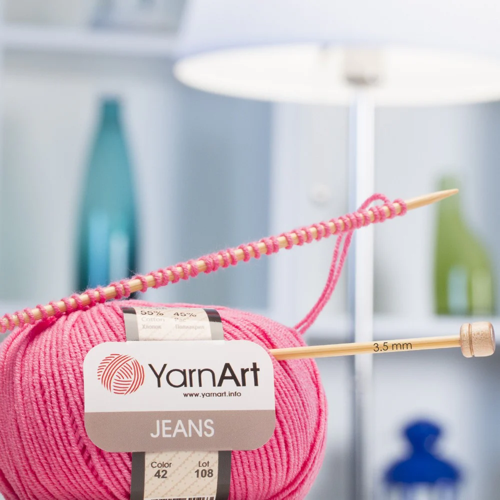 YarnArt Jeans Knitting Yarn, Black - 53 - Image 3