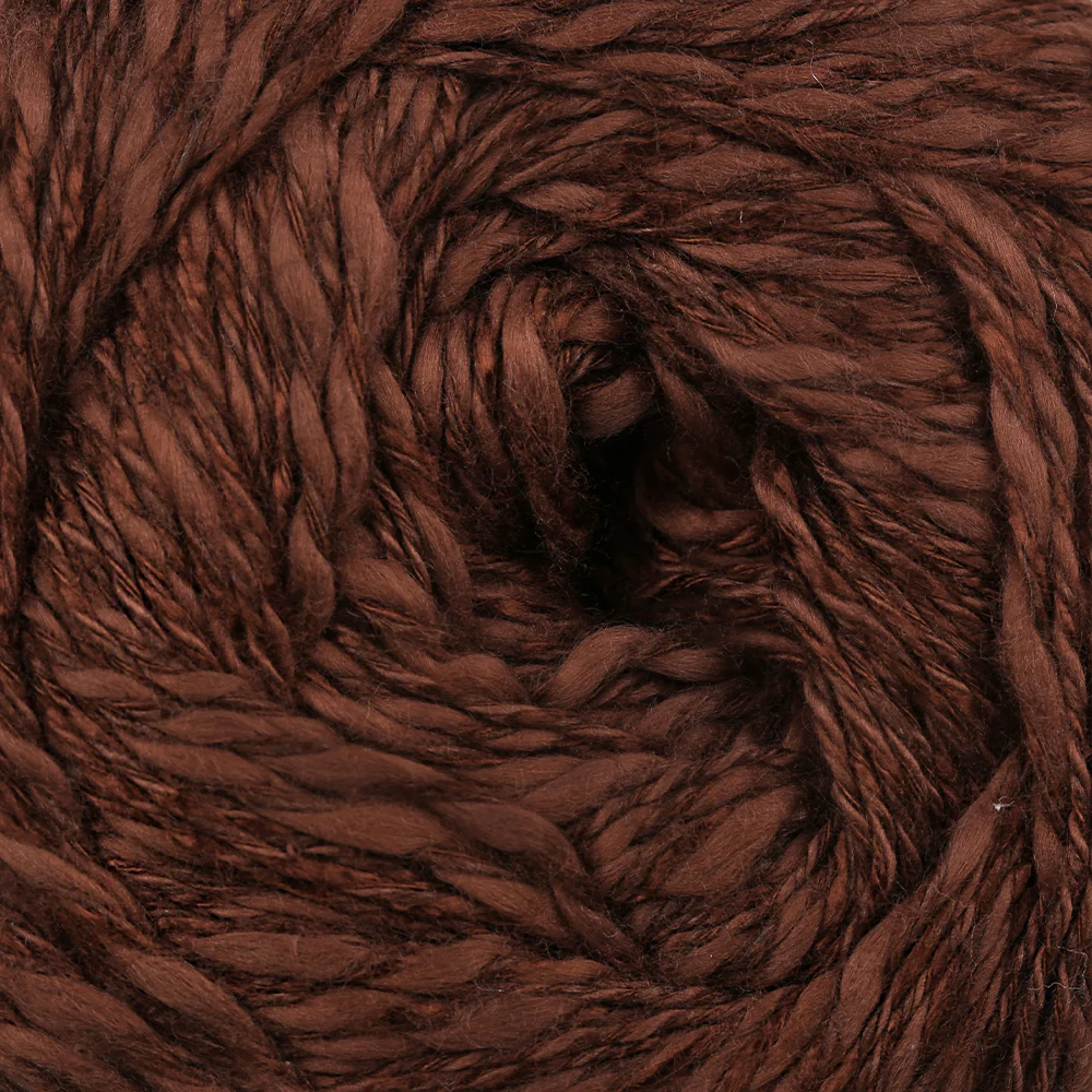 YarnArt Linen Soft Hand Knitting Yarn ,Brown 7309 - Image 2