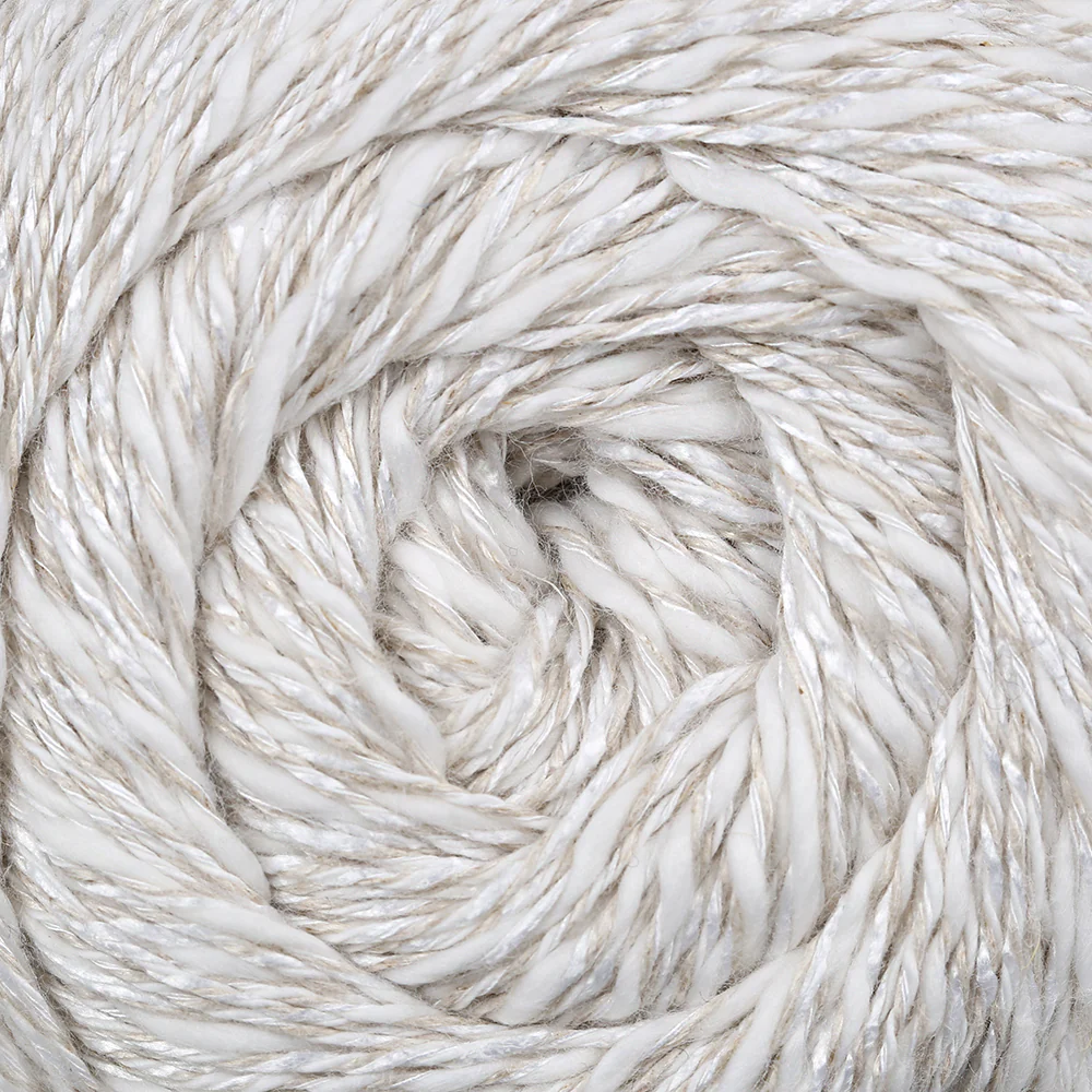 YarnArt Linen Soft Hand Knitting Yarn ,Cream 7301 - Image 2
