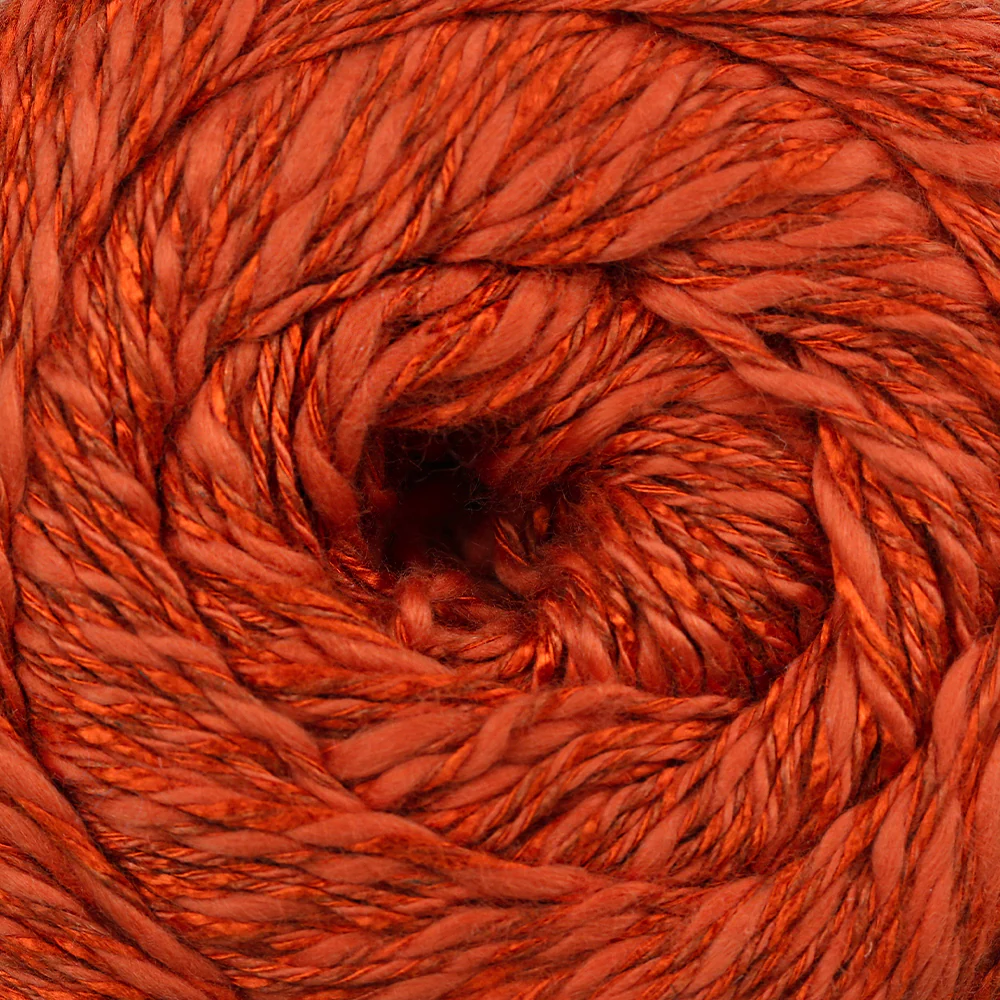 YarnArt Linen Soft Hand Knitting Yarn ,Orange 7310 - Image 2