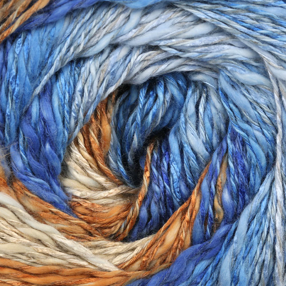 YarnArt Linen Soft Hand Knitting Yarn ,Variegated  7411 - Image 3