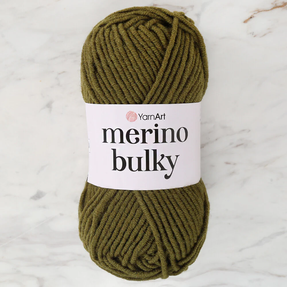 YarnArt Merino Bulky Yarn, Navy Green - 530