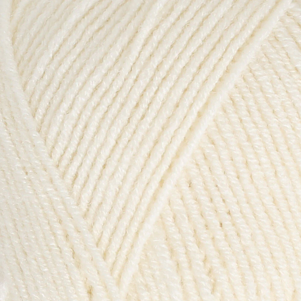 Yarnart Merino de Luxe / 50 Yarn, Cream - 502 - Image 2
