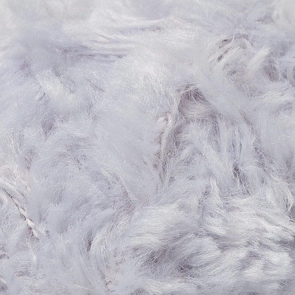 YarnArt Mink 50gr Fluffy Yarn, Light Grey - 334 - Image 2