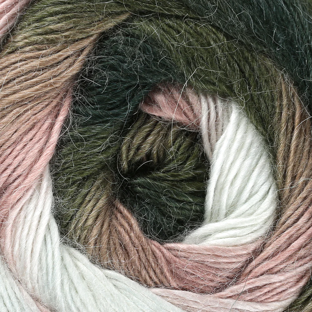 YarnArt Stylish Alpaca Hand Knitting Yarns, Variegated - 7702 - Image 2