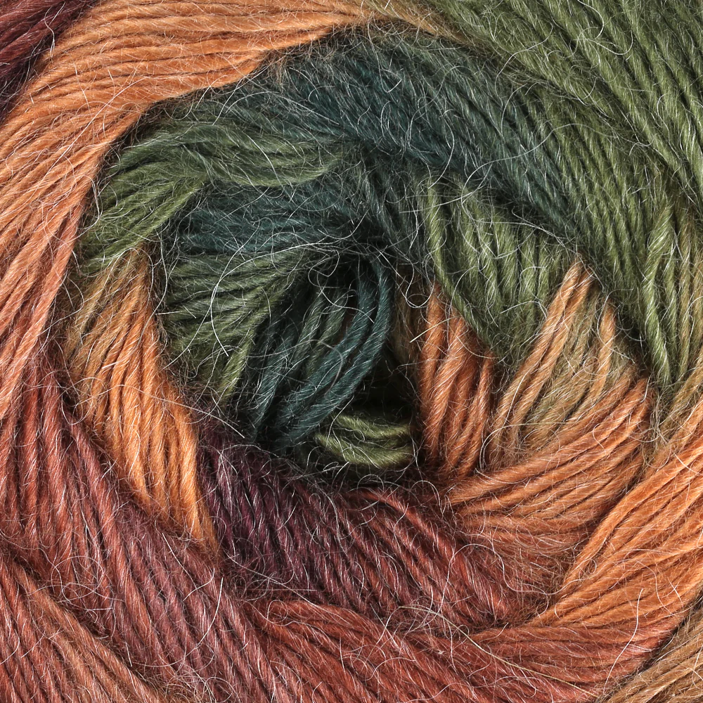 YarnArt Stylish Alpaca Hand Knitting Yarns, Variegated - 7710 - Image 2