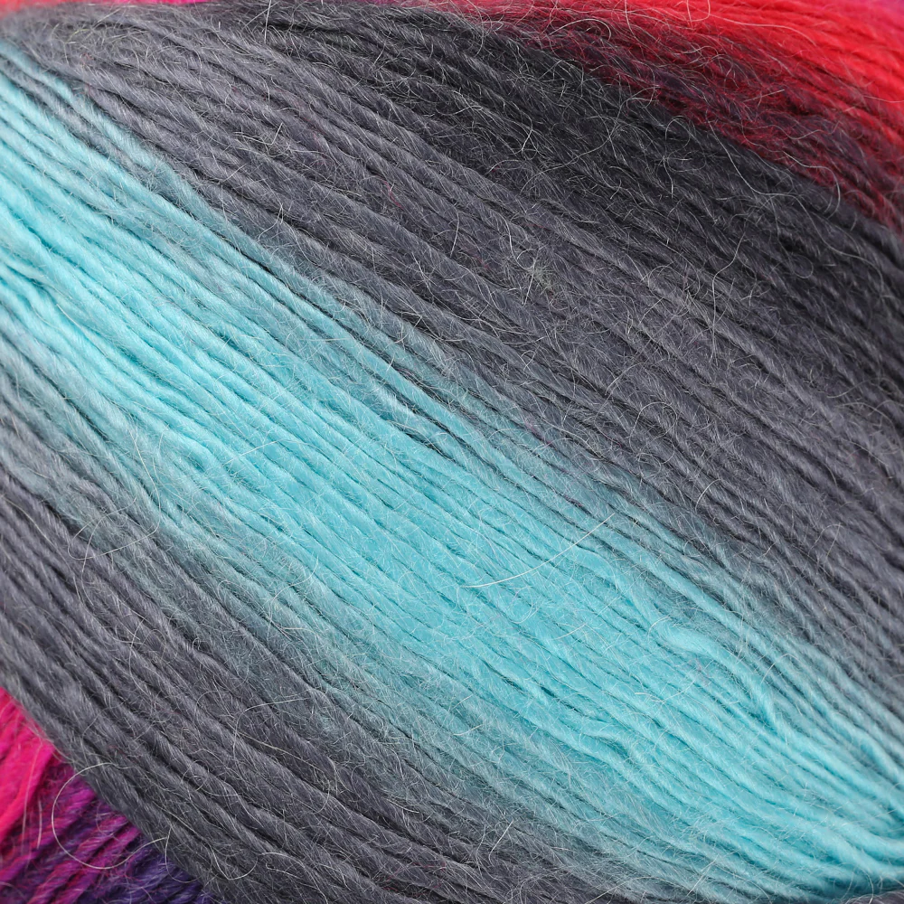 YarnArt Stylish Alpaca Hand Knitting Yarns, Variegated - 7711 - Image 3