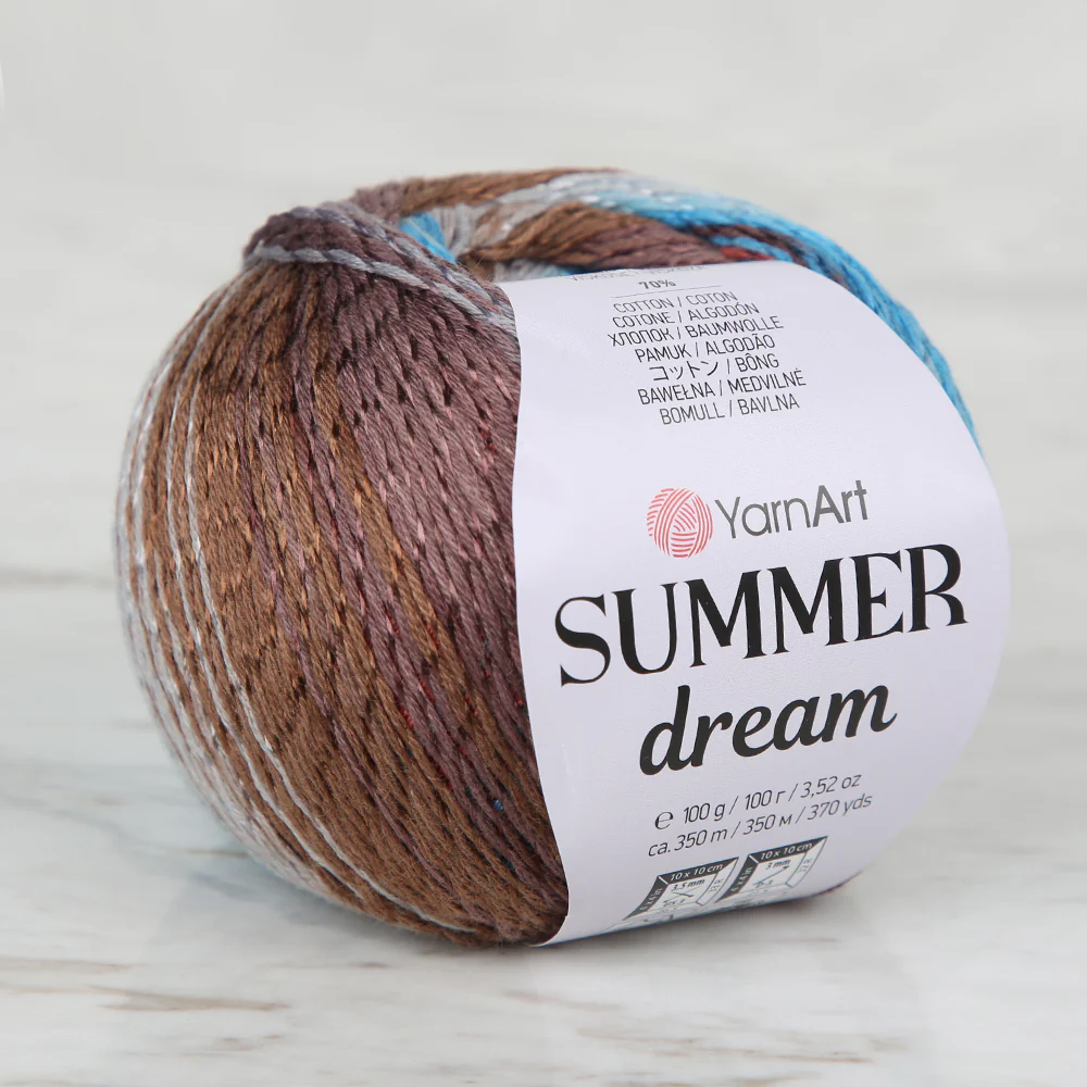 YarnArt Summer Dream Knittting Yarn , Variegated - 4311