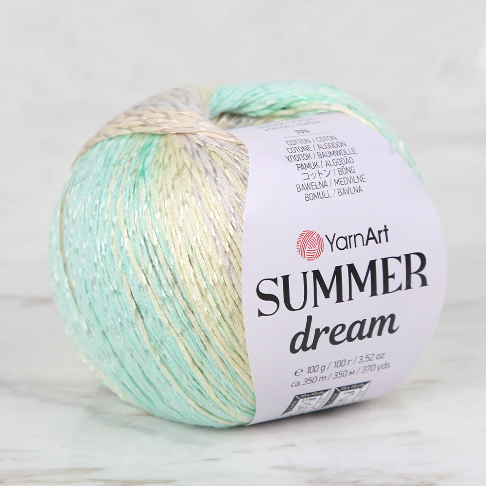 YarnArt Summer Dream Knittting Yarn , Variegated - 4312
