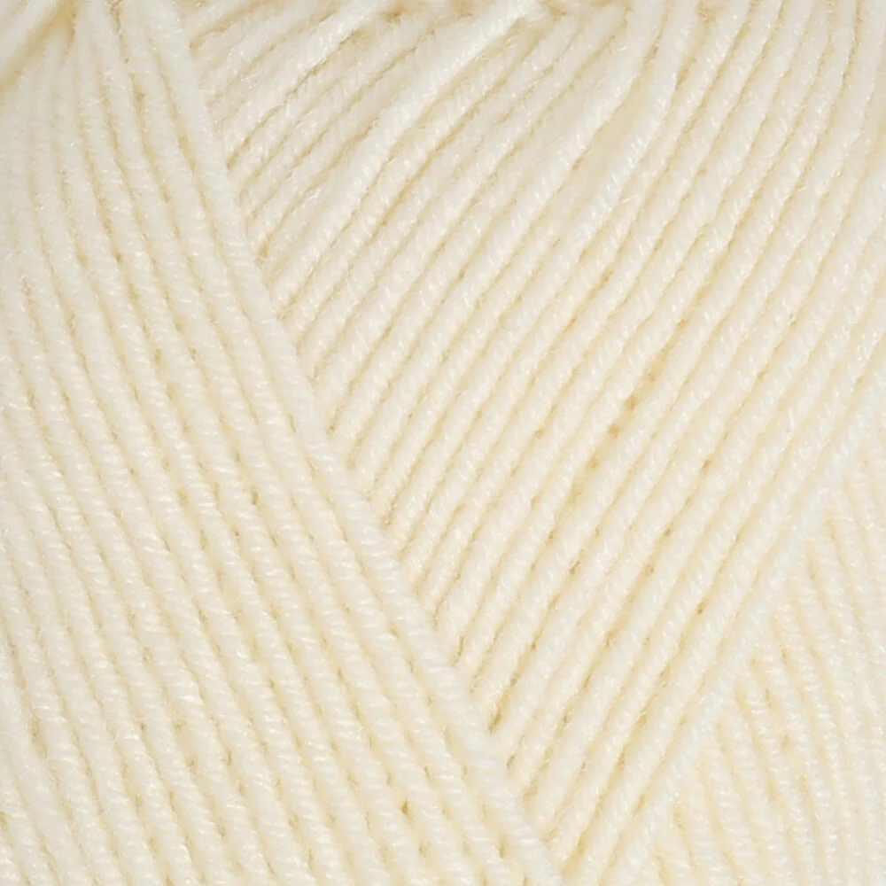 Yarnart Super Merino Yarn, Light Yellow - 256 - Image 2