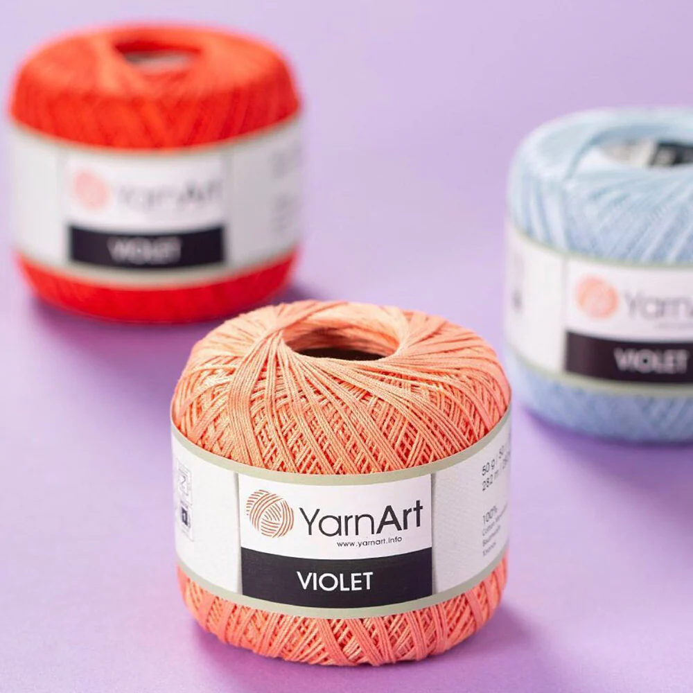 YarnArt Violet Yarn, Green - 6332 - Image 4