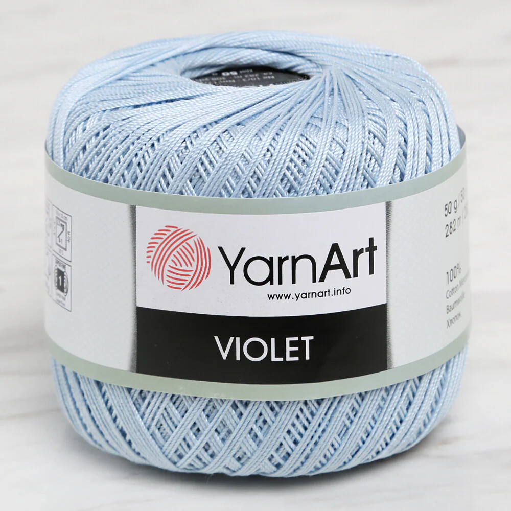 YarnArt Violet Yarn, Light Blue - 4917