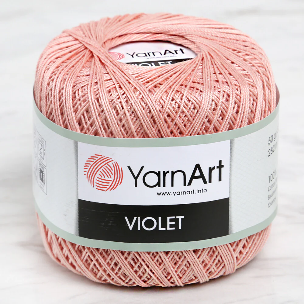 YarnArt Violet Yarn, Light Pink - 4105