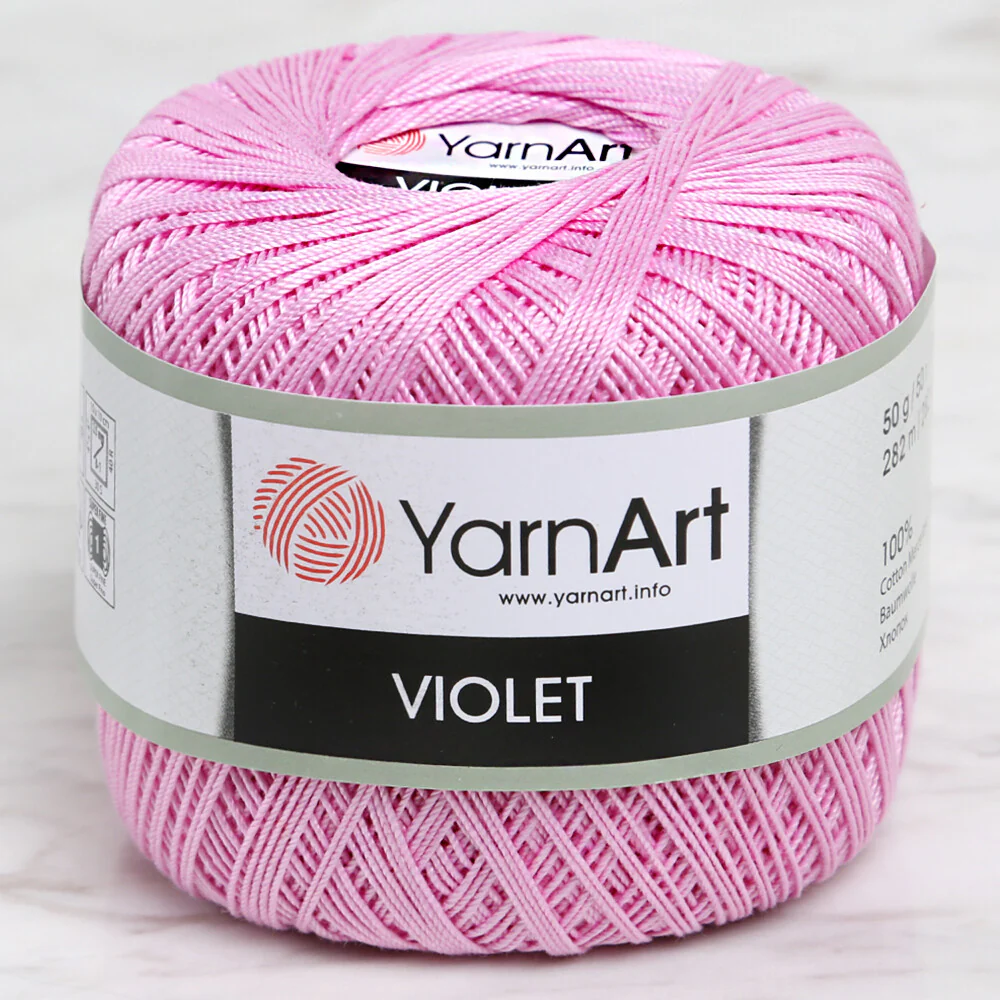 YarnArt Violet Yarn, Pink - 319